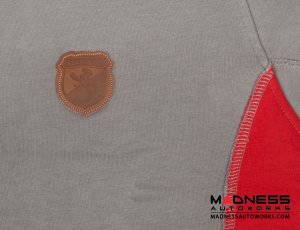 ABARTH Zippered Jacket - Grey w/ Red - Piccola & Cattiva